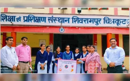 डायट में नशा मुक्त जागरूकता को हुआ कार्यक्रम