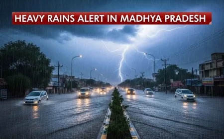 मध्य प्रदेश के कई जिलों में होगी मूसलाधार बारिश, स्ट्रॉन्ग सिस्टम एक्टिव
