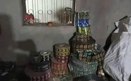 बाँदा : गायत्रीनगर में नकली गुटखा फैक्ट्री का भंडाफोड़, दो गिरफ्तार