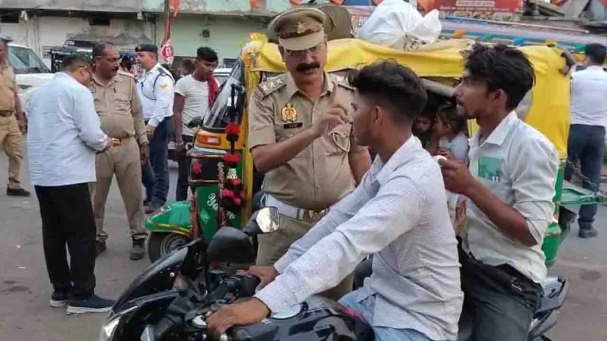बांदा में अनाधिकृत वाहनों पर चला सख्ती का डंडा