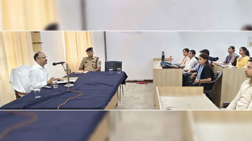 एसपी ने जिले से चयनित अभ्यर्थियो को किया ब्रीफ