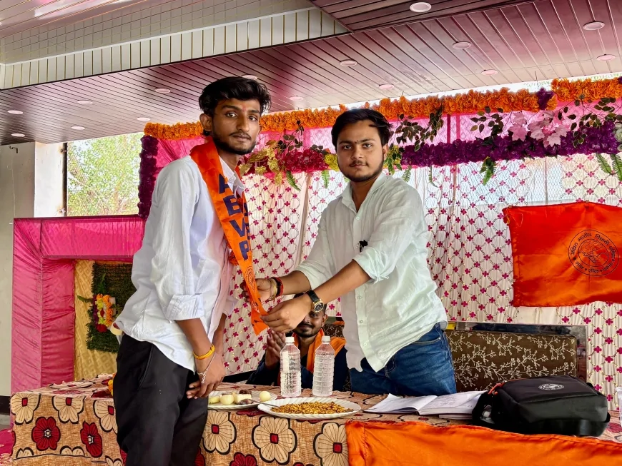 ABVP बाँदा द्वारा बिसंडा नगर इकाई का गठन, धर्मपाल बने नगर अध्यक्ष