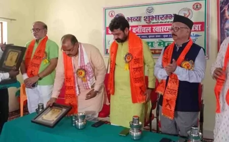 वनवासी कल्याण आश्रम में तीन दिवसीय स्वास्थ्य मेले का हुआ शुभारंभ