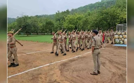 पुलिस लाइन का एसपी ने किया निरीक्षण