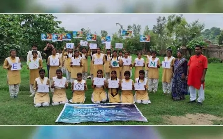 रैली निकाल ग्रामवासियों को पर्यावरण के प्रति किया जागरूक