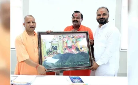 भाजपा जिलाध्यक्ष ने मुख्यमंत्री से की मुलाकात, समस्याओं कराया अवगत