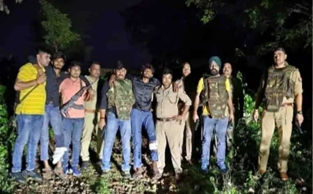 झाँसी : ऑपरेशन क्लीन : दो लुटेरों को लगी गोली, तीसरे को दबोचा