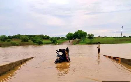 24 घंटे में केन नदी का जलस्तर दो मीटर बढ़ा, खतरे के निशान के करीब