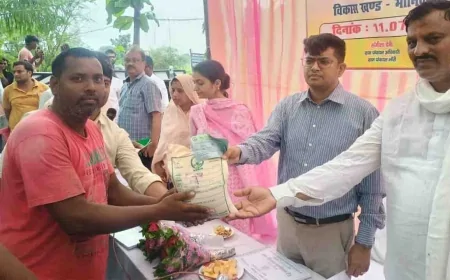 जन चौपाल लगा ग्रामीणों की समस्याओं का कराया निपटारा, पौधरोपण की अपील