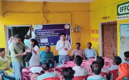अतर्रा में सहकारिता आधारित जैविक एवं जलवायु अनुकूल कृषि को बढ़ावा देने पर हुआ मंथन
