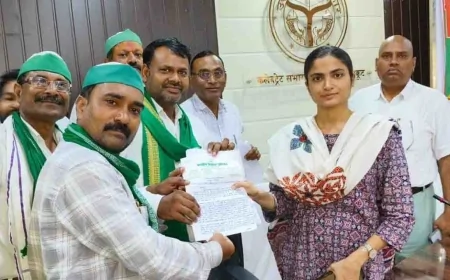 किसानों ने खाद एवं अन्ना प्रथा की समस्याओं की दी जानकारी