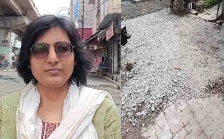 “सड़क नहीं, भ्रष्टाचार की परतें बिछाई जा रही हैं” – शालिनी सिंह पटेल का नगर पालिका परिषद बाँदा पर गंभीर आरोप
