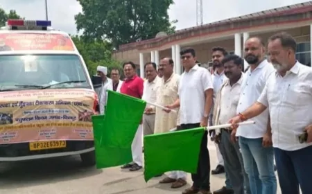 खुरपका-मुंहपका रोगरोधी टीकाकरण वाहन को दिखाई हरी झंडी