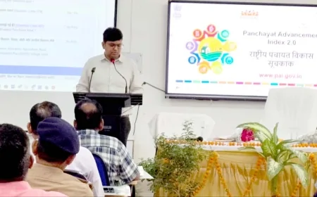 सतत विकास लक्ष्य का नोडल अधिकारियों को दिया गया प्रशिक्षण