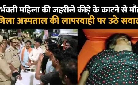 Mahoba: Death of a woman from Srinagar town exposed the reality of the health system
