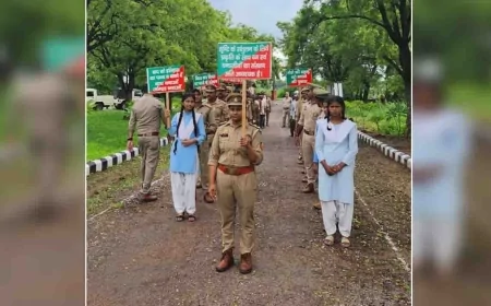 अंतर्राष्ट्रीय बाघ दिवस पर हुई प्रतियोगिता, निकाली गई रैली