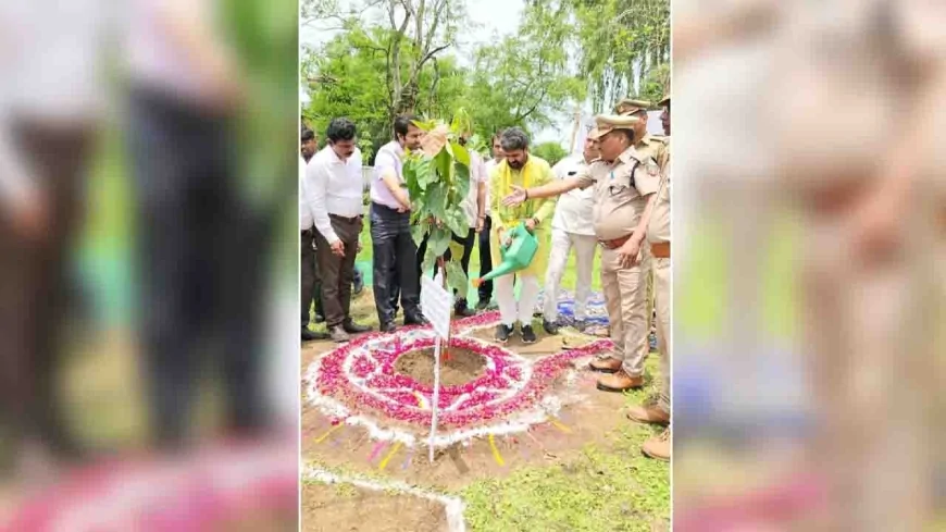 आयुष मंत्री ने हरिशंकरी पौधरोपण कर मनाया वन महोत्सव कार्यक्रम