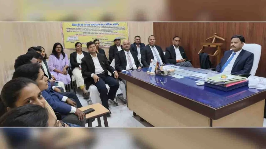 आगामी लोक अदालत को प्रभावी सफल बनाने संबंधी हुई बैठक