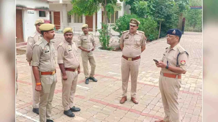 थाने का एएसपी ने किया निरीक्षण