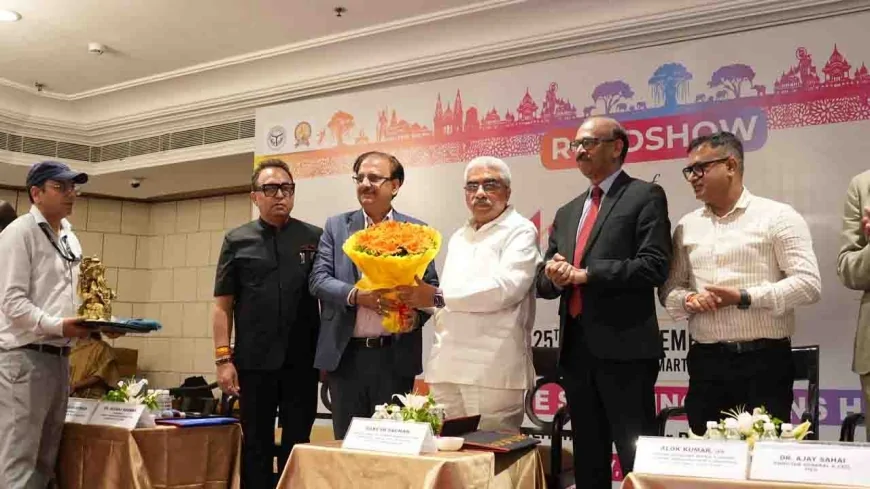नई दिल्ली में यूपीआईटीएस 2025 का मेगा रोड शो, यूपी के निर्यात विज़न को मिला राष्ट्रीय मंच
