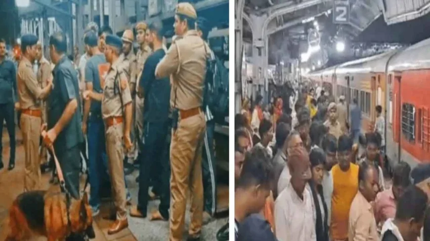 छत्तीसगढ़ सम्पर्क क्रांति में बम की सूचना से मचा हड़कम्प