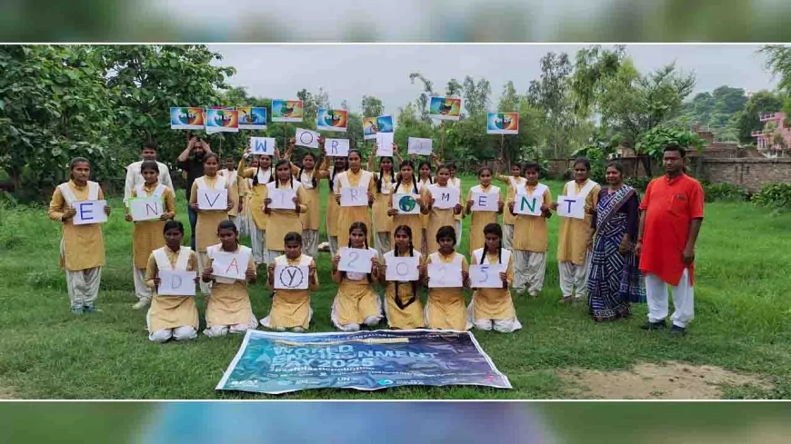 रैली निकाल ग्रामवासियों को पर्यावरण के प्रति किया जागरूक