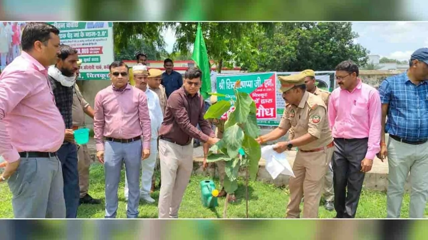 आयुक्त ने एसडीएम कॉलोनी पार्क में किया पौधारोपण