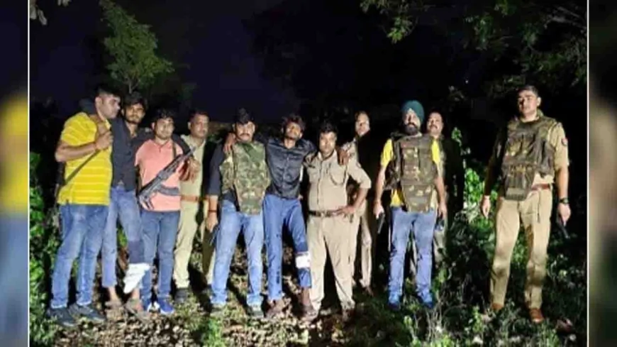 झाँसी : ऑपरेशन क्लीन : दो लुटेरों को लगी गोली, तीसरे को दबोचा