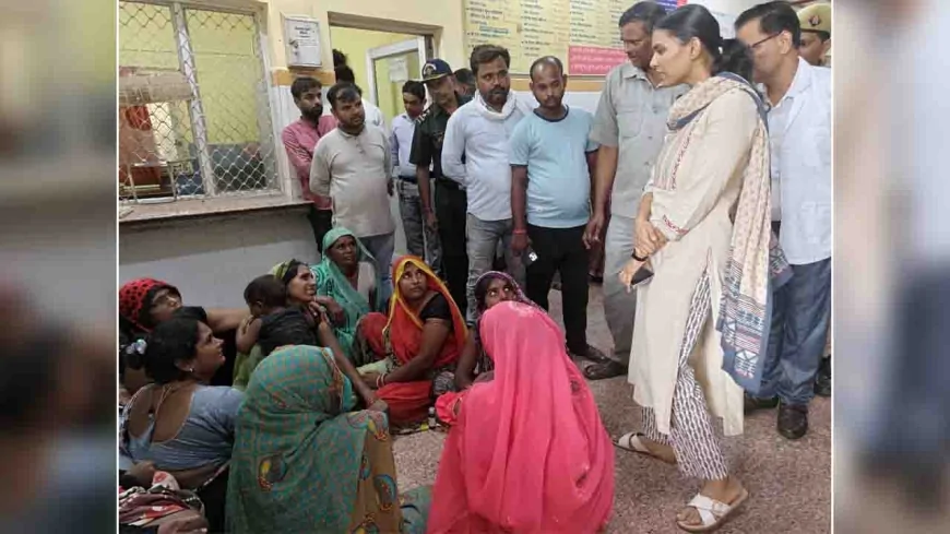 बारिश में मकान गिरा, दो मासूम बच्चों की मौत, सात घायल