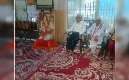 श्री राम दरबार मंदिर में गोस्वामी तुलसीदास की 25वीं जयंती धूमधाम से मनाई गई