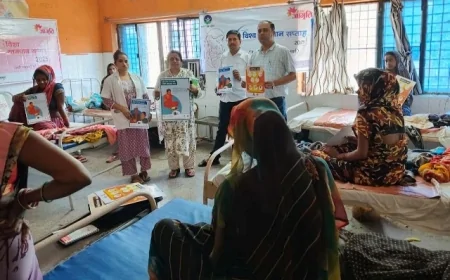 प्रसुताओ को स्तनपान के बारे किया जागरूक