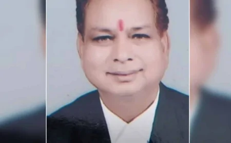 झाँसी : पूर्व एडीजीसी की संदिग्ध परिस्थितियों में मौत, हाथ-पैरों में पड़ी थी रस्सी