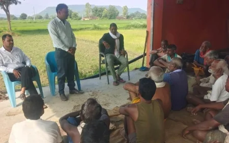 किसानों के साथ एक गोष्ठी का किया गया आयोजन