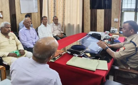 पुलिस पेंशनरो की एएसपी ने जानी समस्याएं