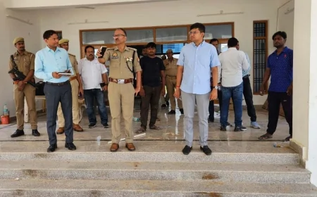 डीएम-एसपी ने बाल संप्रेक्षण गृह व नवनिर्मित डाक बंगला का किया निरीक्षण