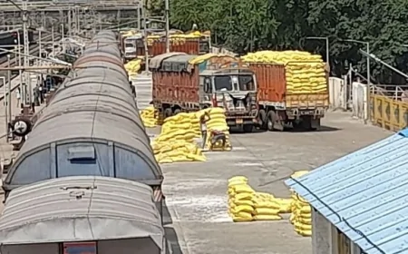 झांसी में डीएपी की 2600 मीट्रिक टन की भेजी गई अतिरिक्त रैक