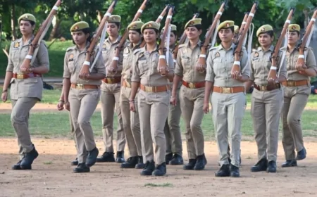 एसपी ने परेड का निरीक्षण कर अनुशासन का पढ़ाया पाठ