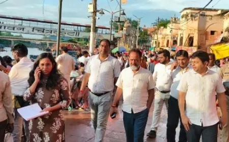 डीएम ने भ्रमण कर व्यवस्थाओं का लिया जायजा