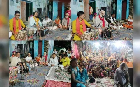 ग्राम बड़ोखर बुजुर्ग में जन्माष्टमी की छठी का भव्य आयोजन