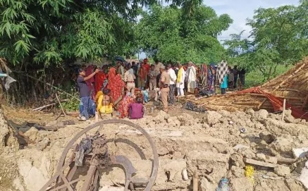 बुजुर्ग किसान और पत्नी की मौत ने रुलाया पूरा गांव, प्रशासन पर उठे सवाल