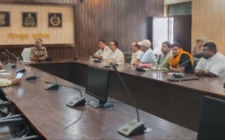 सर्राफा व्यापारियों के साथ एसपी ने की गोष्ठी