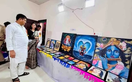 जल शक्ति राज्य मंत्री ने किया "संस्कृति के रंग" कला प्रदर्शनी का शुभारंभ