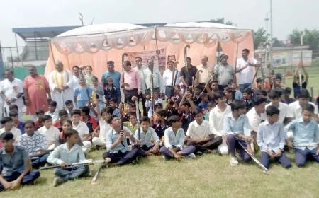 मेजर ध्यानचन्द्र की जयंती पर हॉकी प्रतियोगिता का किया आयोजन