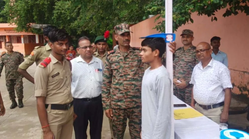 सीआईसी में सैन्य अधिकारियों ने एनसीसी भर्ती की प्रक्रिया संपादित कराई