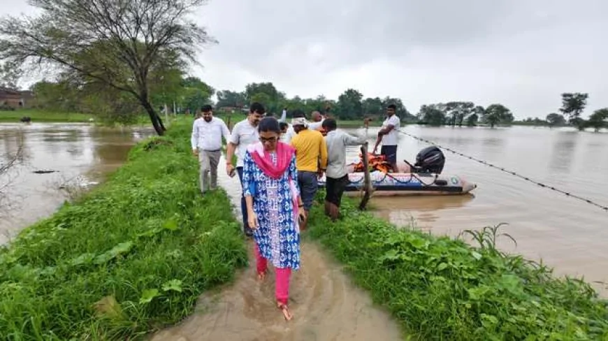बांदा में यमुना ने बरपाया कहर : दो दर्जन गांव बाढ़ की चपेट में, सैकड़ों मकान ढहे, फसलें बर्बाद