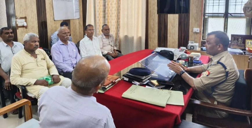 पुलिस पेंशनरो की एएसपी ने जानी समस्याएं