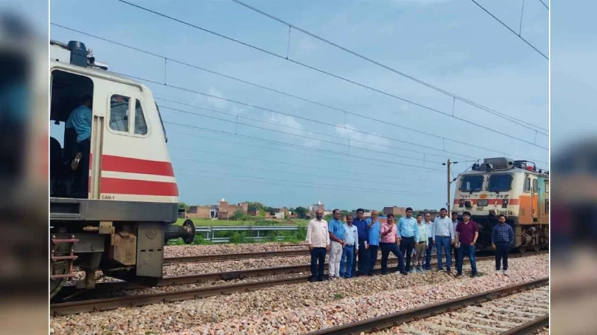 रेलवे सुरक्षा में नया अध्याय : कवच प्रणाली का मथुरा–पलवल खंड में सफल परीक्षण
