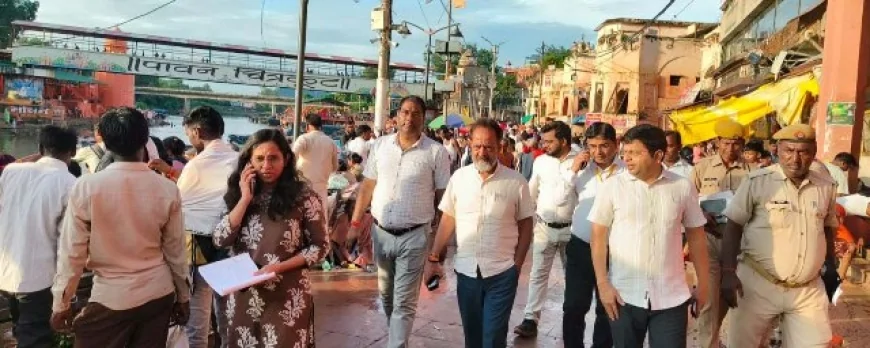 डीएम ने भ्रमण कर व्यवस्थाओं का लिया जायजा