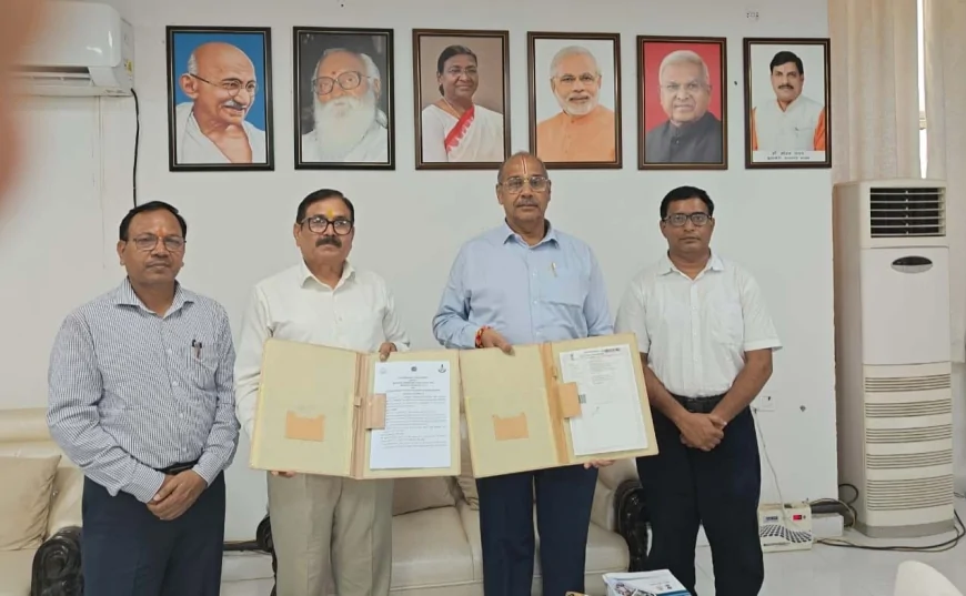 ग्रामोदय विश्वविद्यालय और दिव्यांग विश्वविद्यालय के मध्य हुआ एमओयू