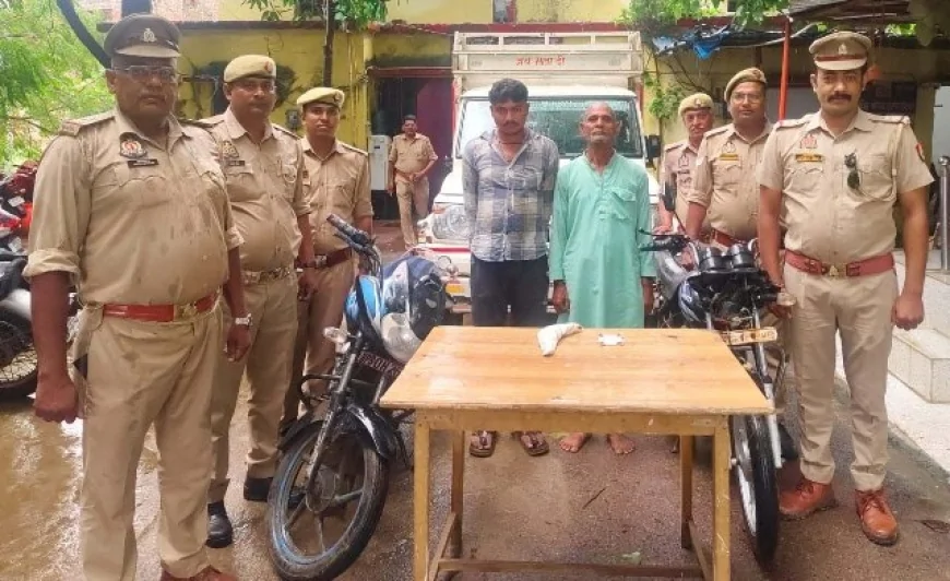 भैस व पड़िया बरामद, दो चोर गिरफ्तार, तीन फरार